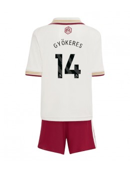 Billige Arsenal Viktor Gyokeres #14 Tredjedraktsett Barn 2025-26 Kortermet (+ Korte bukser)